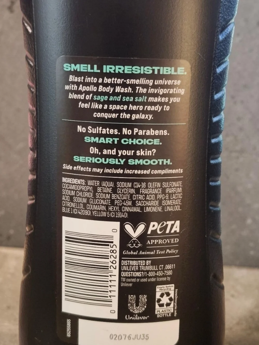 AXE Apollo Sage & Sea Salt Moisturizing Body Wash
